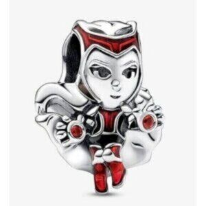 Marvel Scarlet Witch Charm Charms for Pandora Bracelet Necklace S925 Silver